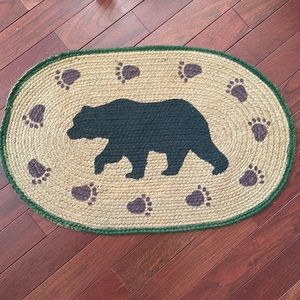 Sisal bear rug
